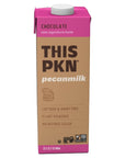 THIS PKN Pecan Nut Milk Chocolate Non Dairy Milk Alternative Made from Real Texas Pecans Plant Based Chocolate Milk Made Without Added Sugars and No GMOs or Lactose 32oz Pack of 6