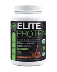 Green Regimen Elite Protein Organic Plant-Based Vegan Protein Powder, 25g High Protein, Pea and Hemp Protein Non-GMO, Dairy/Gluten Free, Low Carb/Low Fat - Chocolate (30 Servings)