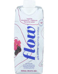 Flow Water Organic Blackberry Hibiscus Alkaline Water 169 FZ 12 Pack