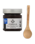 Dark Chocolate Sauce Frans 96 Oz Jar Bundle with Tasting Spoon I Gourmet Dessert Gift Set by Gifts from the Pacific Northwest