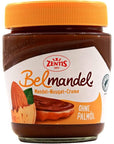 Zentis Belmandel Almond Nougat Cream without palm oil  Bread Nut Spread 2 x 300g 2116 Oz  Germany