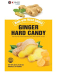 Jaaein Ginger Hard Candy Made with Fresh Ginger Extra Strength Flavor AntiNausea and Digestion Aid Individual Wrapped Product of Korea_300 grams_1058oz