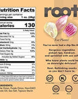 Root Foods Onion Chips, Natural Veggie Snack, Non-GMO Vegetable Crisps, Good for Adults, Kids, Vegan, Gluten Free, Halal 6 pack