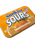 Sunkist Sours Tangerine Orange Vitamin C Sugar Free Sour Candy 176 Ounce Tin  6 Count Tray