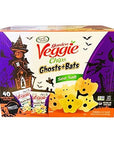 Sensible Portions Garden Veggie Chips Sea Salt 1.25 Lb! 40 Trick-Or-Treat Bags! Ghosts And Bats Shaped Potato Chips! Non-GMO, Vegan & Gluten Free! Spooky And Crunchy Snack Perfect For Halloween Treat!