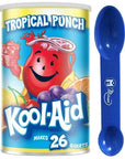 Pack of 1 KoolAid Tropical Punch Drink Mix 63 oz Miras Trademark 2in1 Measuring Spoon Included