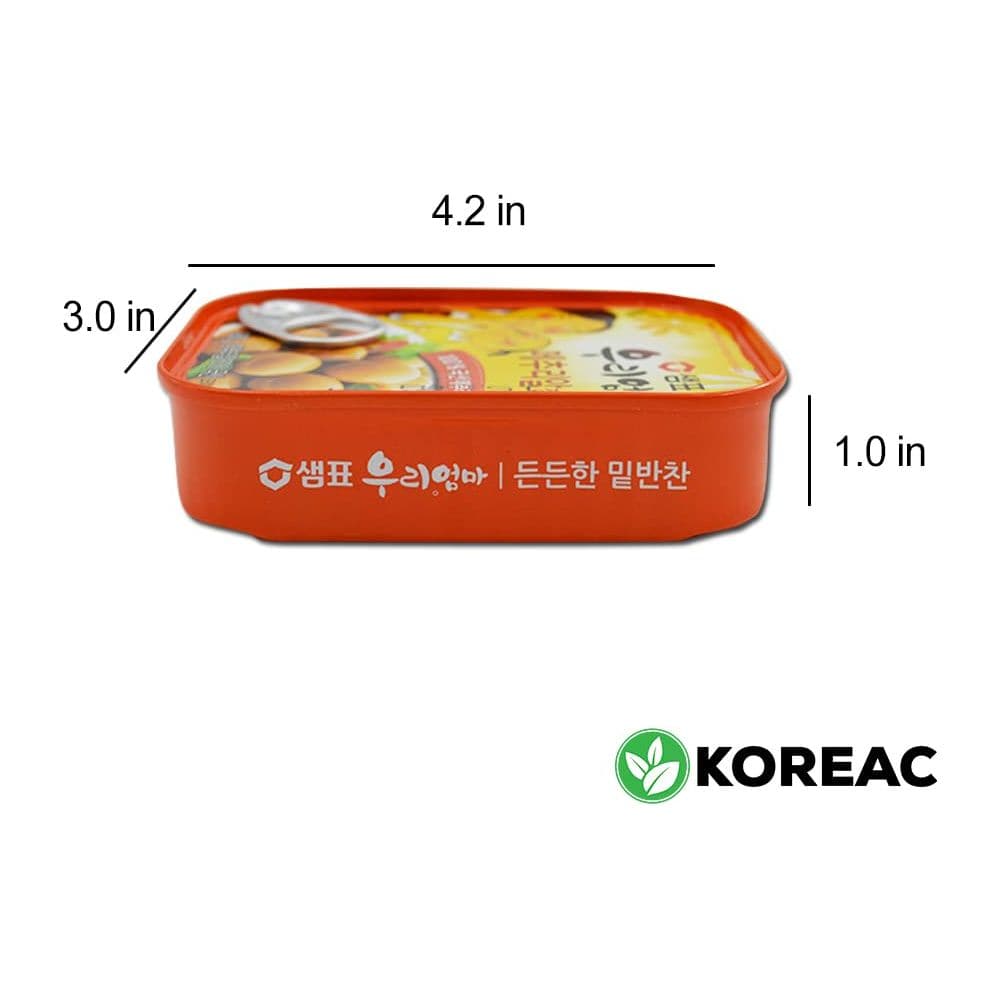 KOREAC_Korean Side Dish Set  Korean Canned Kimchi_Cabbage 564oz 160g 2pack  Quail Eggs In Soy Sauce 458oz130g  Sesame Leaves in Soy Sauce 247oz 70g _for camping fishing climbing