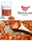 NESTLADY Natural Wild Peach Gum Edible Peach Blossom Tears Tao Jiao Ëe_x005F_x0014_± Cö food additives free 150g  529oz