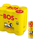 BOS Rooibos Iced Tea Lemon  24x 6x 101 oz Cans  Organic Caffeine Free Naturally Sweet AntioxidantRich Herbal Red Rooibos Tea  From South Africa