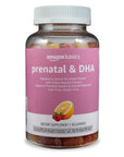 Amazon Basics Prenatal & DHA Gummy, Rasberry & Lemon Flavor, 90 Count (Previously Solimo)