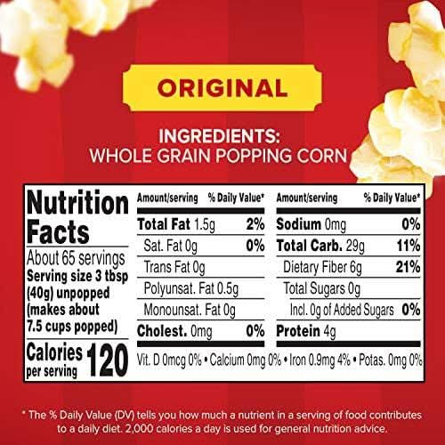 Orville Redenbachers Original Gourmet Yellow Popcorn Kernels 5 Pound 12 Ounce