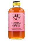 Liber  Co Rio Red Grapefruit Cordial 95 oz Made with Texas Grapefruit