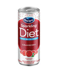 Ocean Spray Sparkling Diet Cranberry Juice Drink 115 Fl Oz Cans 4 Count Pack of 24