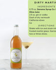 Sonoma Syrup Co Pure Olive Juice 254 Fl Oz Bar Mixer for Dirty Martini