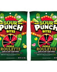 Sour Punch Pickle Roulette Gummy Straw Bites  Pickle Bites Disguised In Every Bag 5 oz Pack of 2