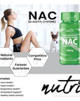 Nature's Fusions NAC Supplement N-Acety Cysteine - NAC 600 mg