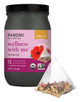 Paromi Wellness With Me Organic Herbal Tea Signature Jar 15 Count