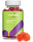 Checkable® Apple Cider Vinegar Gummies - Support for Weight Management, Digestion, Gut Health, Detoxing, and More - Vegan, Gluten-Free, Non-GMO Formula - 60 Gummies