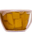 MW Polar Snack Cups 24 Cups of Diced Yellow Peaches in Light Syrup 12 Packs of 2Count 4 oz Convenient Snack Pack