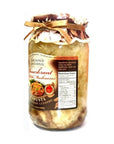 Al Amin Foods Polish Sauerkraut with Wild Mushrooms  Kapusta kiszona z le[nymi grzybami  2 Glass Jars NT Wt 2998 oz 850g By