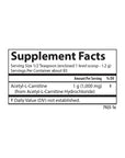 Carlson - Acetyl L-Carnitine Powder, Free-Form Amino Acid, Cognitive Health, Brain Function & Muscle Support, 3.53 oz (100 g)