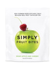 Simply Fruit Bites | Made with Real Fruit | Sour Apple and Cherry | 5.3 oz (Pack of 2) | No Cane Sugar + Gluten Free + Kosher