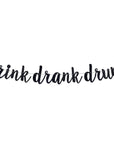 QWLQIAO Drink Drank Drunk Banner Bachelorette Engagement，Wedding Decorations