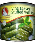 Gourmet Vine Leaves Stuffed with Rice 4 lbs 70 oz