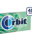 ORBIT Sweet Mint Sugar Free Chewing Gum Bulk 112 Count Pack of 6