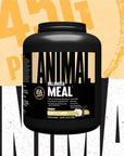 Animal Meal  All Natural High Calorie Meal Shake  Egg Whites Beef Protein Pea Protein Vanilla