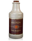 Monin  Gourmet Dark Chocolate Sauce Velvety and Rich Great for Desserts Coffee and Snacks GlutenFree NonGMO 64 Ounce