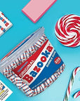 Bazooka Bubble Gum 225 Count Individually Wrapped Chewing Gum - Original Bubble Gum - Pink Chewing Bubble Gum Bulk Tub - Fun Holiday Stocking Stuffers - Bulk Candy Gift Stocking Stuffer For Kids