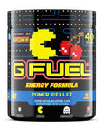 G Fuel Pac-Man Energy Powder, Sugar Free, Clean Caffeine Focus Supplement, Water Mix, Cherry Lollipop Flavor, Focus Amino, Vitamin + Antioxidants Blend, 9.8 oz (40 Servings)