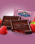 Ghirardelli Dark Chocolate Raspberry Squares Pack of Two 153G