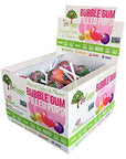 Tree Hugger Bubble Gum Filled Pops Display Box Great for Big Fun 48 Count