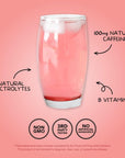 Clean Simple Eats Strawberry Watermelon Energy Drink Mix with 100mg Caffeine 30 Servings