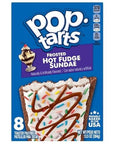 Frosted Toaster Pastries Hot Fudge Sundae Chocolate Chip 135 Ounce Pack of 2  with Make Your Day Bag Clip