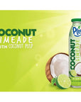 Plis Coconut Water Limeade wNatural Juice and Coconut 101 FL oz Coconut Limeade wCoconut Pulp Pack of 4