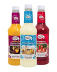 Master of Mixes Fruity Frozen FUNdamentals Variety Pack Pina Colada Strawberry Daiquiri and Passion Fruit Daiquiri  Ready to Use 1 Liter Bottles 338 Fl Oz Pack of 3 Flavors