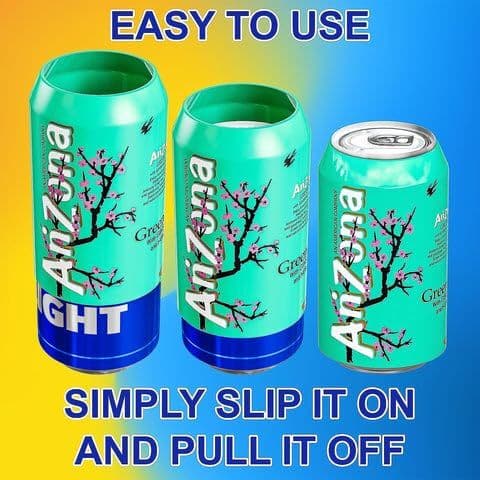 Skywin Silicone Can Sleeve  6 Pack 12oz 355ml Can Cover can Hides Can by Disguising it as a Can of Soda 2 Brown 2 Dark Blue 2 Green