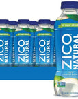 Zico 100 Coconut Water NO added Sugar Refreshingly Delicious Hydration with Electrolytes 169 Fl Oz Pack of 12