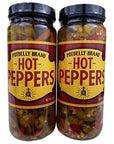 Potbelly Sandwich Shop Brand Hot Peppers 16 Oz 2 Jars