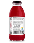 Just Ice Tea Organic Iced Tea 16 Fl Oz Glass Bottles Berry Hibiscus Herbal Tea Pack of 12