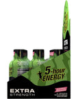 5hour ENERGY Shot Extra Strength Strawberry Watermelon 193 Ounce 12 Pack - Whlsome - Sports Nutrition