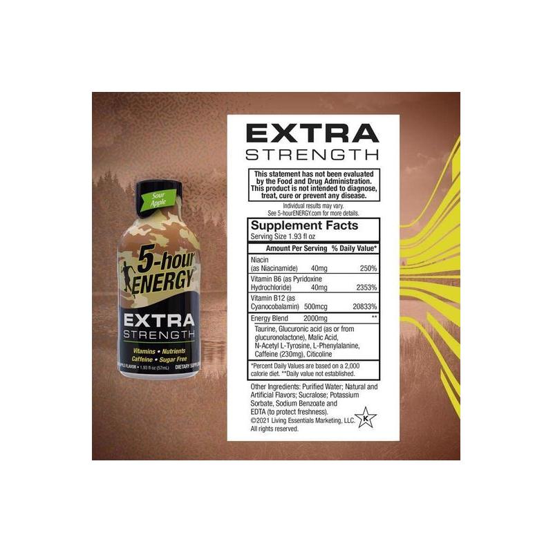 5hr Energy Sour Apple Camo 1912 - Whlsome - Energy Drinks