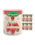 6 Pack La San Marzano Italian Whole Peeled Tomatoes in Puree with Basil non dop Packed in San Marzano Product of Italy 6 x 28 Oz can Packed in San Marzano region of Italy by La Regina - Whlsome - Vegetable Snacks