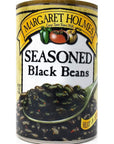 6 Pack Of Margaret Holmes Seasoned Black Beans With JFS Recipe Card - Whlsome - Canned Beans