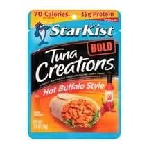 6 pouches of StarKist Tuna Creations Bold Hot Buffalo Style 26 Oz ea - Whlsome - Fish Products