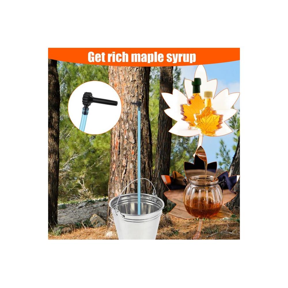 6 Set Maple Syrup Tree Tapping Kit Maple Sugaring Starter Kit 6 Tree Taps 6 2ft Maple Syrup Collecting Pipes Sap Tapping Kit Supplies for Maple Syrup Sap Collection - Whlsome - Maple Syrup