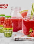 Wonder Melon Organic Watermelon Juice Cold Pressed Variety 6 Pack 3 Watermelon with Basil Cucumber  3 Watermelon with Lemon Cayenne